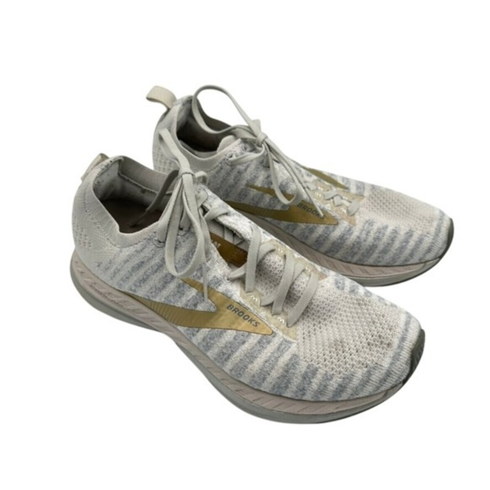 Brooks Womens Size 8 Bedlam 2 Gray Gold Running Shoes Sneakers Running Walking